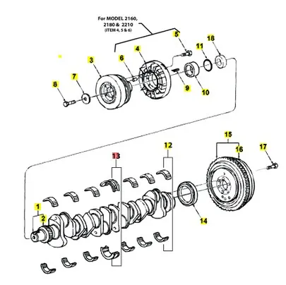 87790266 - Вкладыш упорн. станд. коленвала ДВС Ford 675 TM/MXM, TC, CS, CX